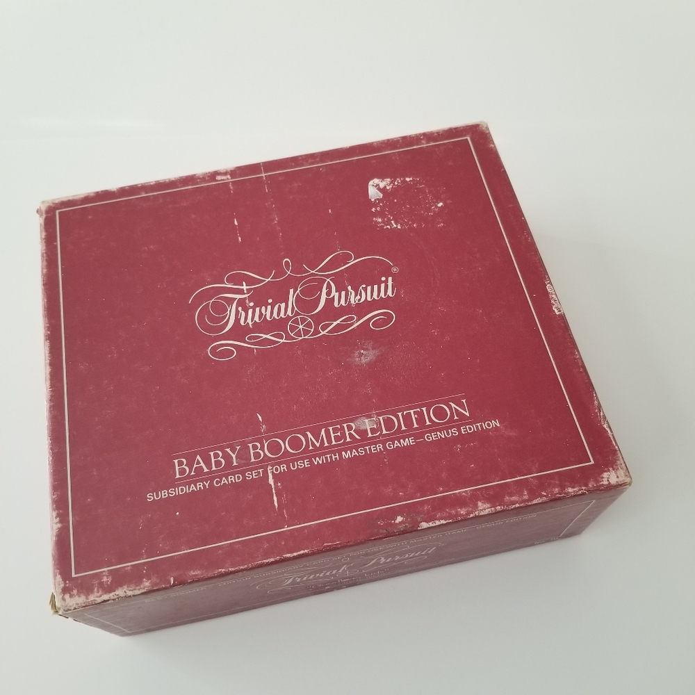TRIVIAL PURSUIT 1983 BABY BOOMER ED SUBSITIARY SET